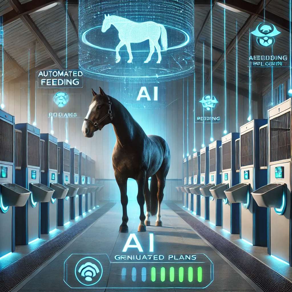 طریقه جیره بندی اسب با هوش مصنوعی